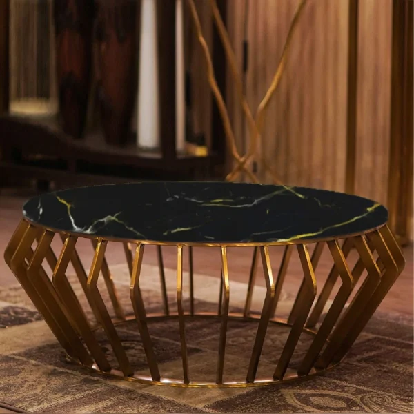 Opus Marble Center Table (Black)