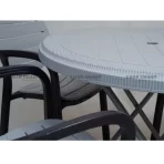 PALMA ARM-CHAIR (Made in Italy) Palma, a fiberglass resin chair