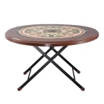 CP-248-S Steel Plastic Printed Round Table