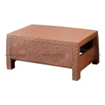CP-371 Newly Pure Plastic Single Shelf Rattan Table