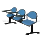 S-09-HCS Comforto Visitor Sofa 3-Seater Double Channel With Study Shelf