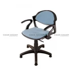 S-11-HSAC Comforto Revolving Chair with Arms & Cushion with Hydraulic Jack