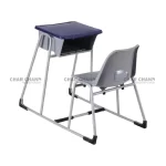 S-426 Steel Plastic Single Seater Baby Holo Joint Bench Desk