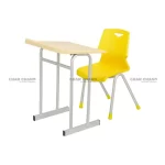 S-920 One Seater Desk Iron Frame U Shape And Fiber Top Small