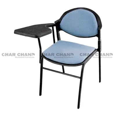 B-02-SC Comforto Study Chair with Cushion – Vertical Pipe